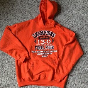 Orange buckeyes final four hoodie